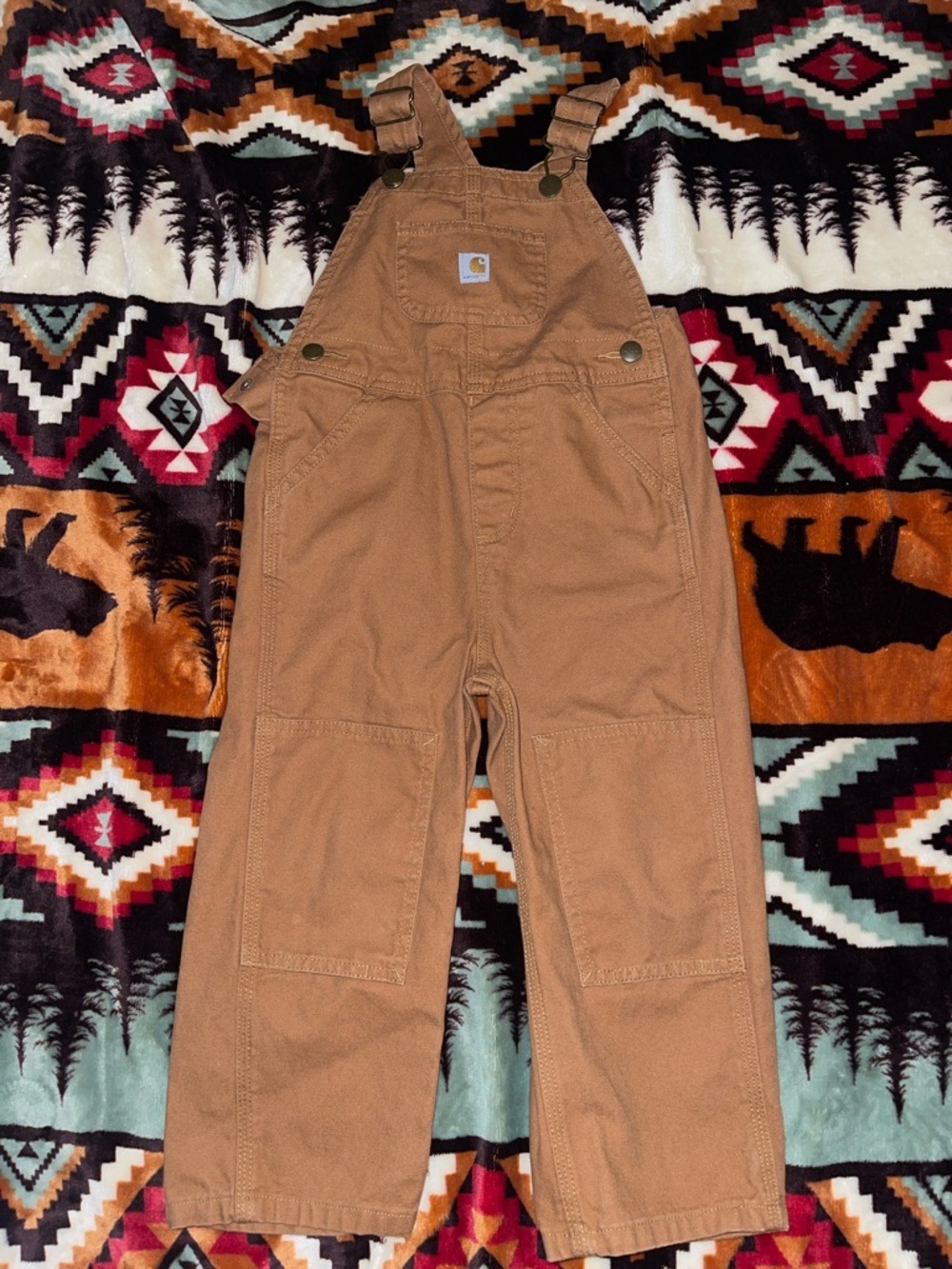 Carhartt Kids Tan Overalls